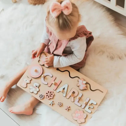Puzzle Prénom Personnalisé en Bois
