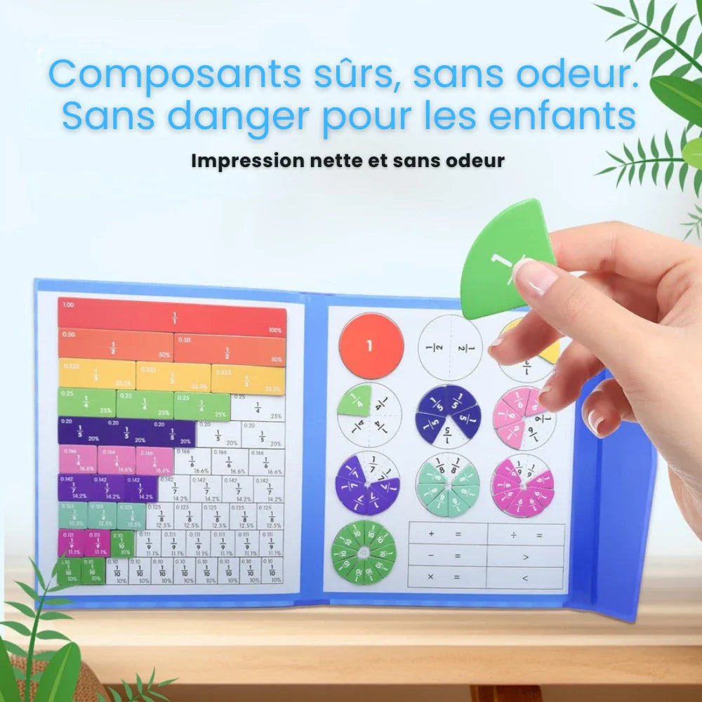 Livre d'apprentissage des fractions