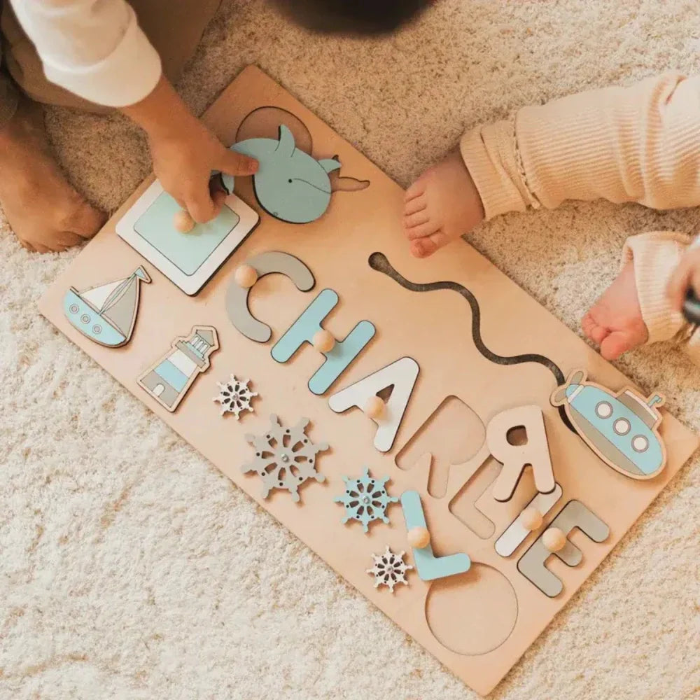 Puzzle Prénom Personnalisé en Bois
