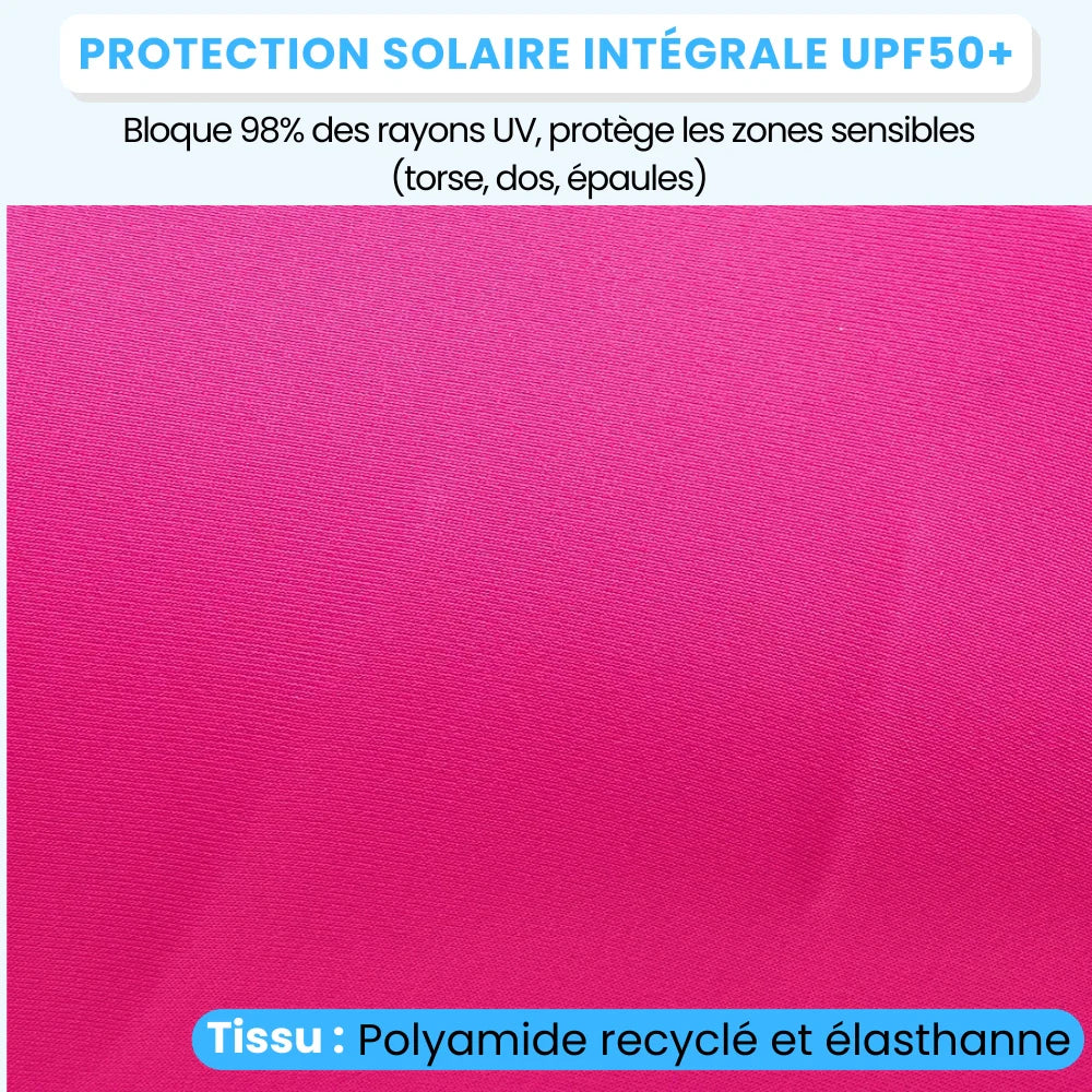 Maillot de bain une pièce fille anti UV