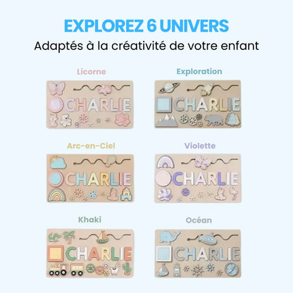 Puzzle Prénom Personnalisé en Bois
