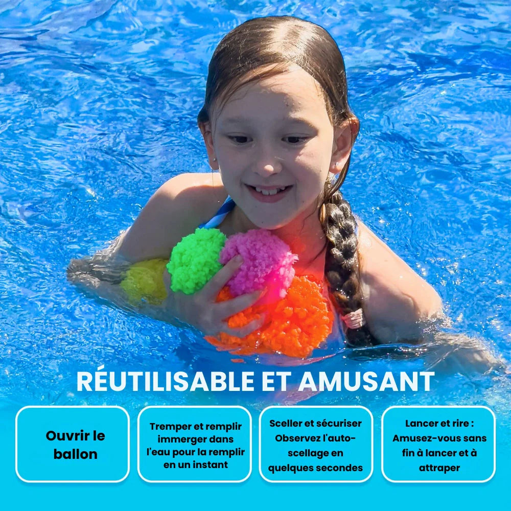 Bombes à eau réutilisables