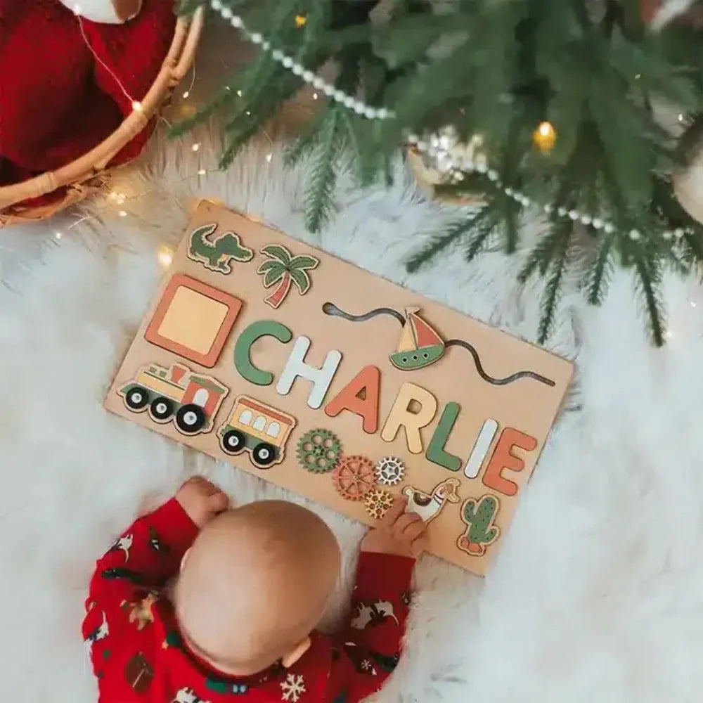 Puzzle Prénom Personnalisé en Bois