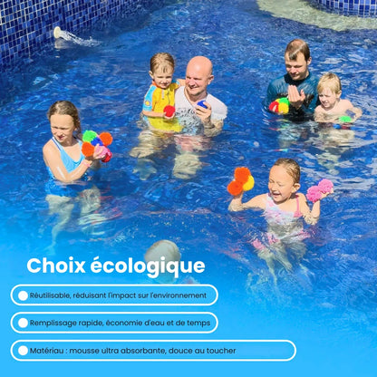 Bombes à eau réutilisables