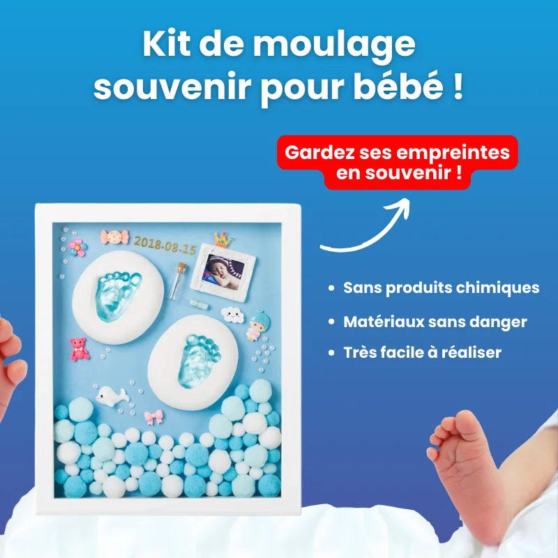Kit de moulage souvenir empreintes bébé
