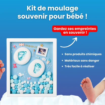 Kit de moulage souvenir empreintes bébé