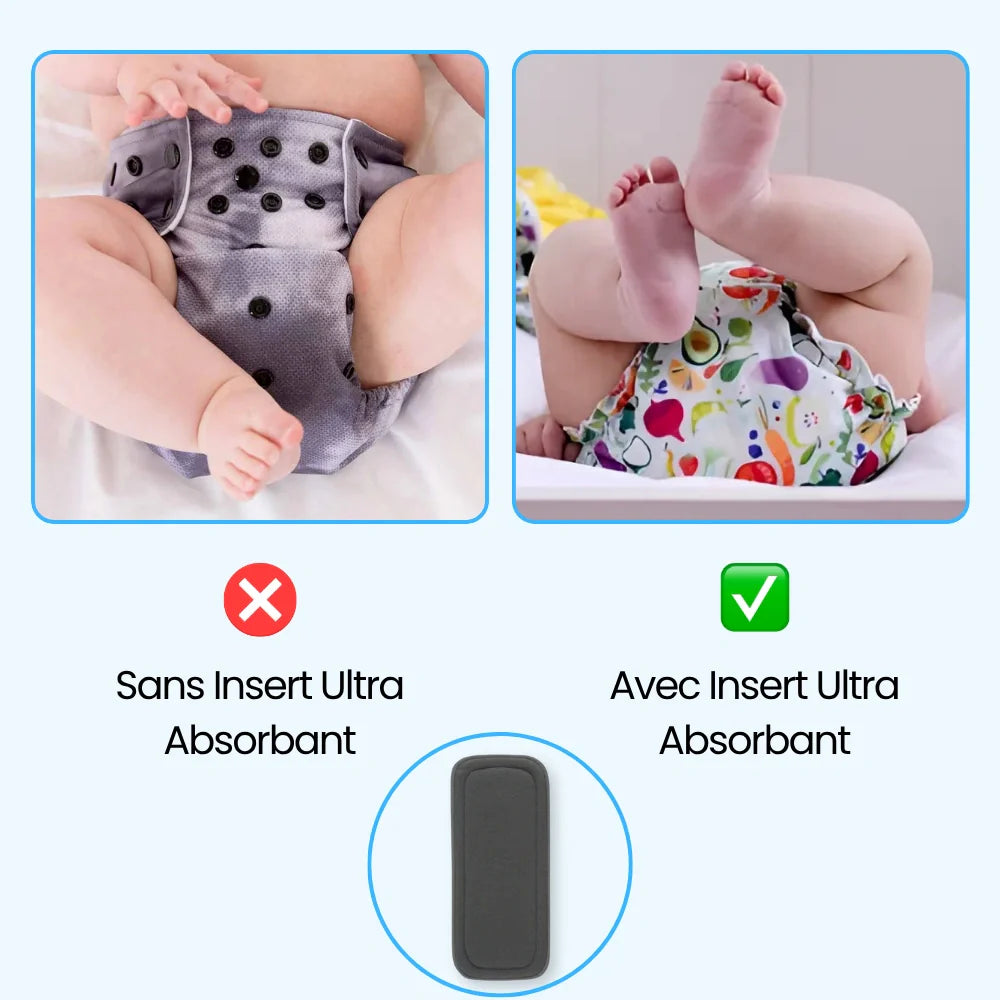 Insert Ultra-Absorbant Réutilisable