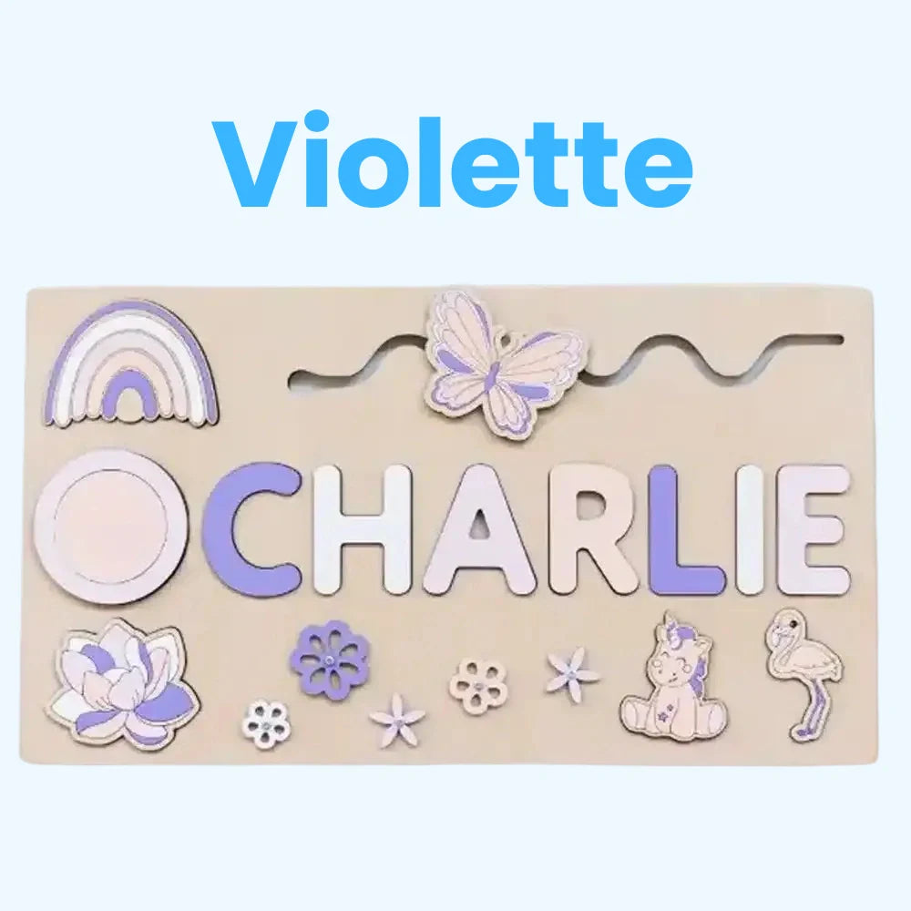 Puzzle Prénom Personnalisé en Bois