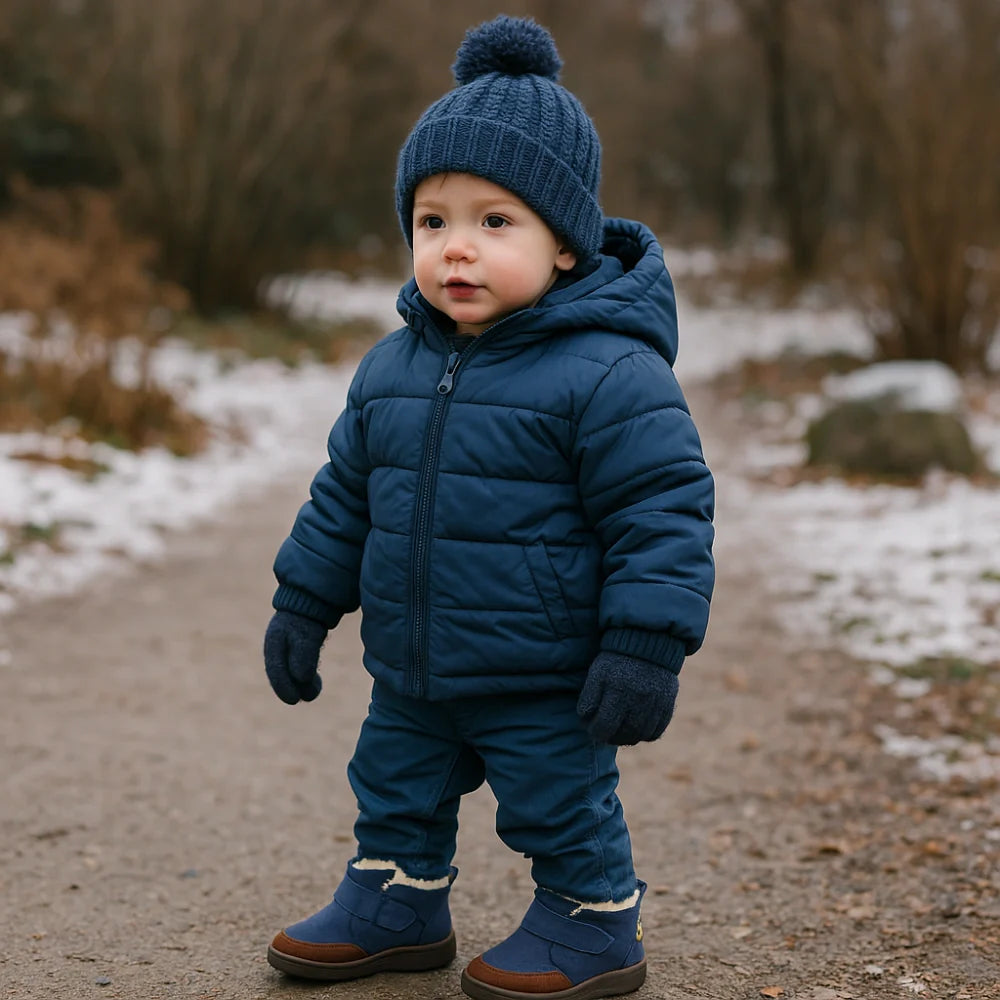Chaussures d’hiver rembourrées pour enfants