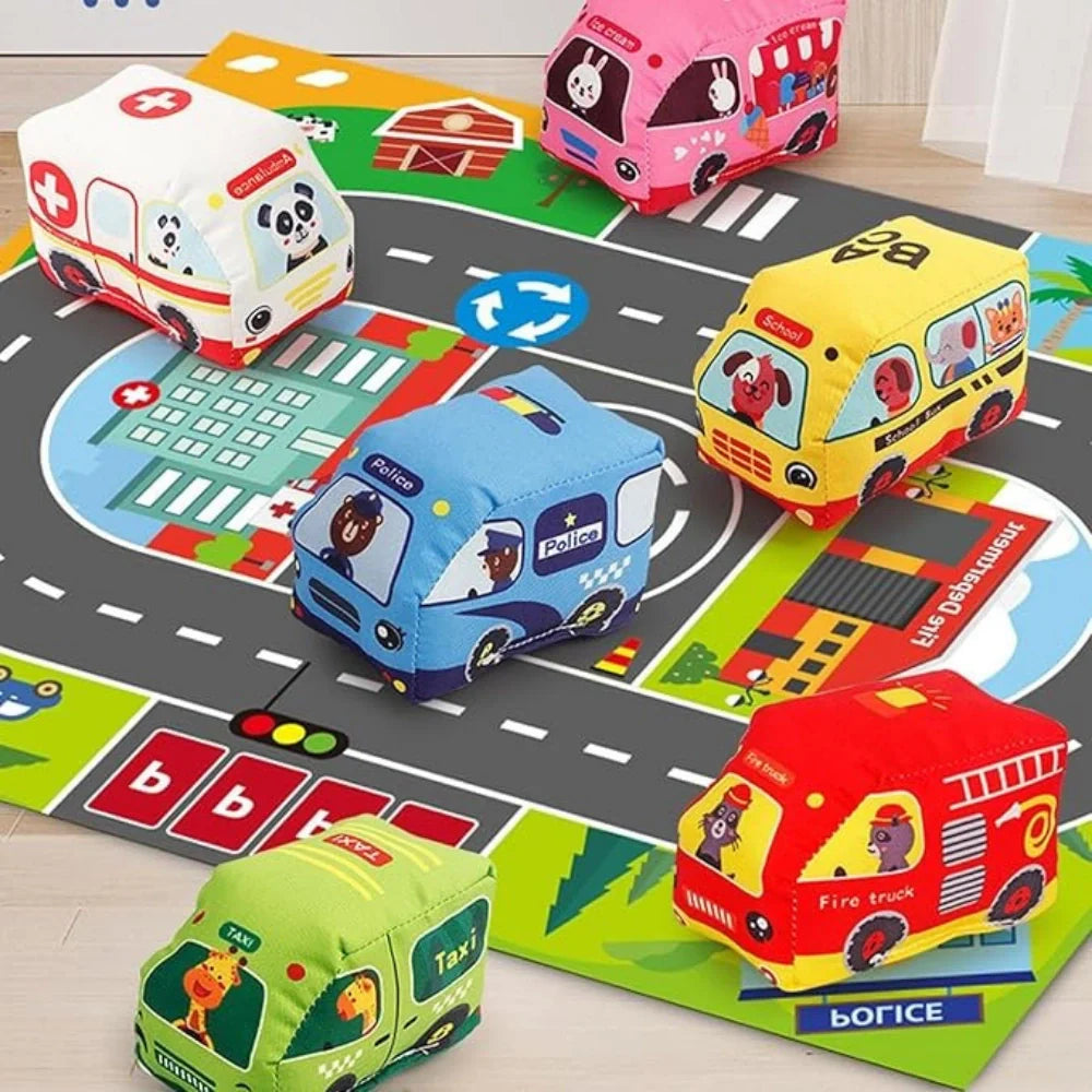 Circuit Voitures en Tissu