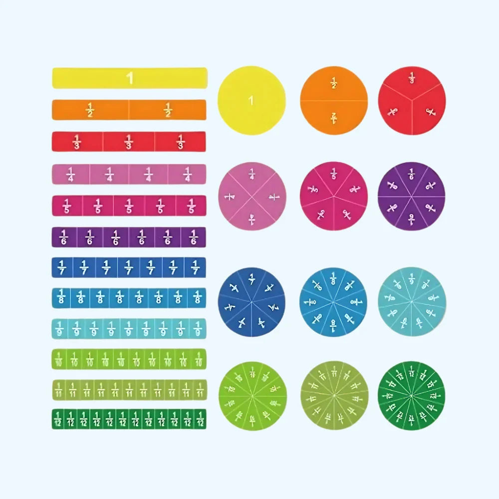 Livre d'apprentissage des fractions