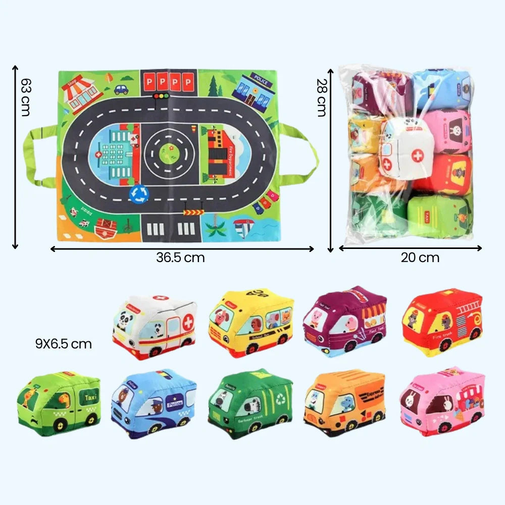 Circuit Voitures en Tissu