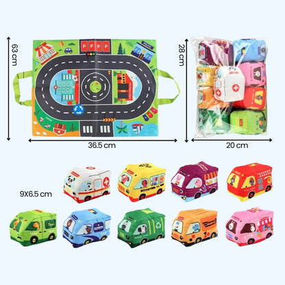Circuit Voitures en Tissu