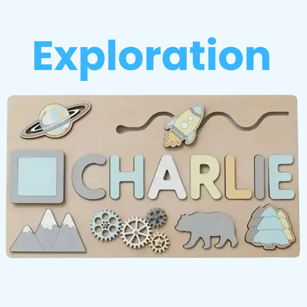 Puzzle Prénom Personnalisé en Bois
