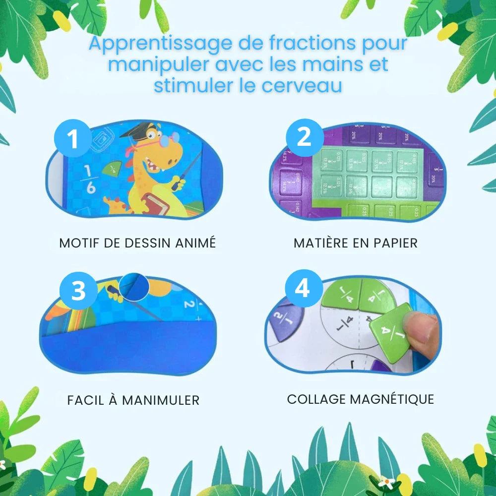 Livre d'apprentissage des fractions