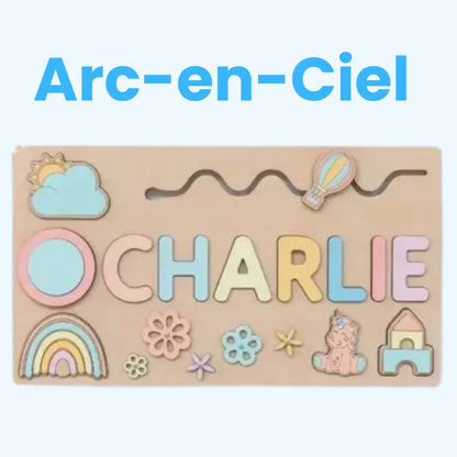 Puzzle Prénom Personnalisé en Bois