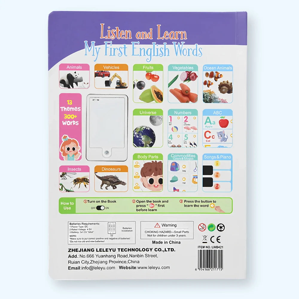 Livre interactif d'anglais