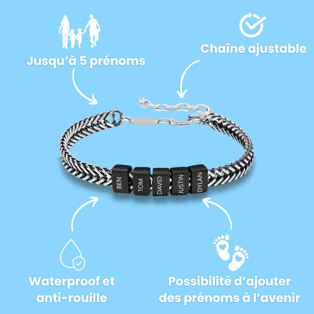 Bracelet de famille personnalisé