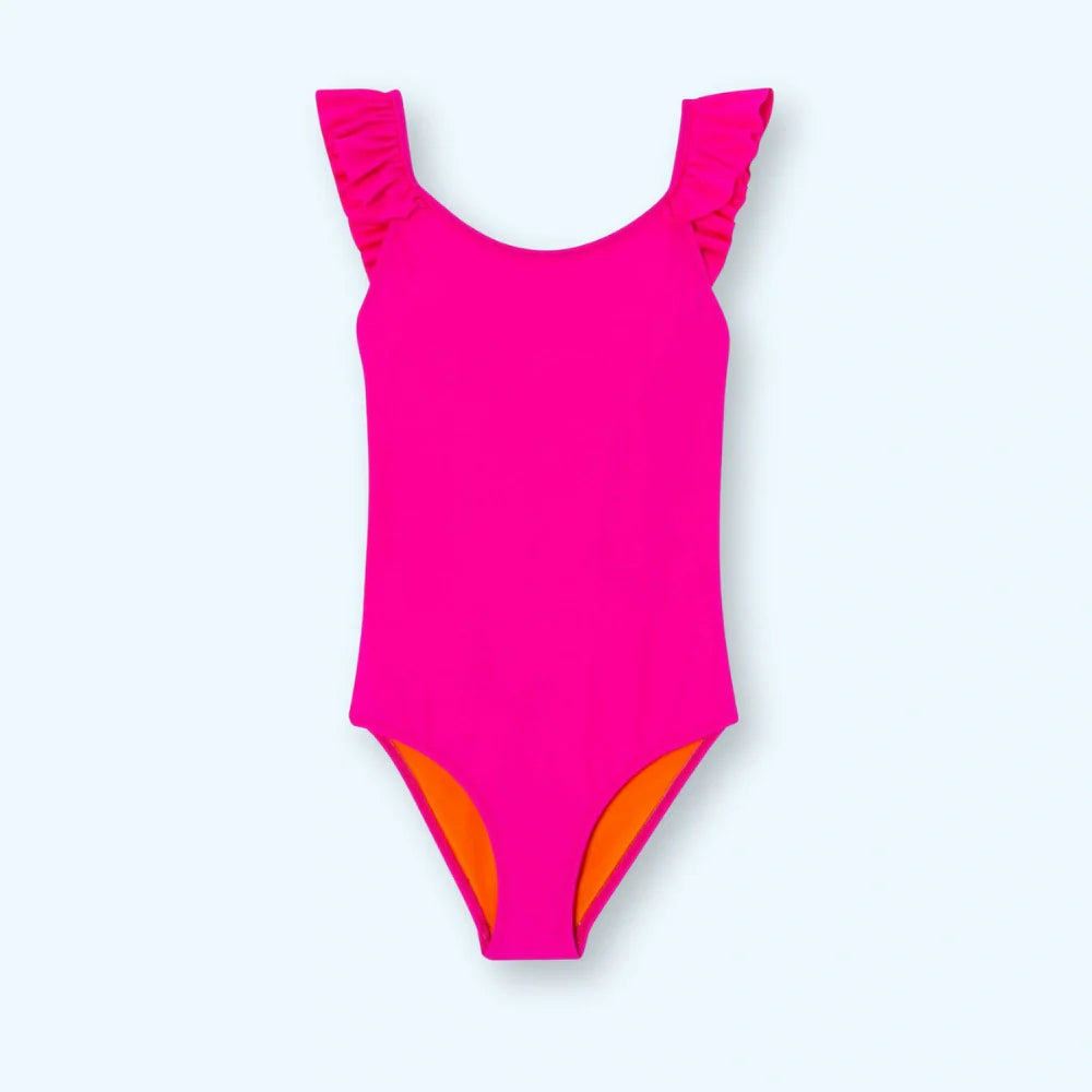 Maillot de bain une pièce fille anti UV