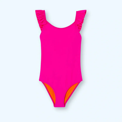 Maillot de bain une pièce fille anti UV