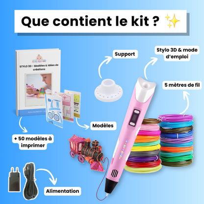 Stylo 3D - Donnez vie à leurs créations !