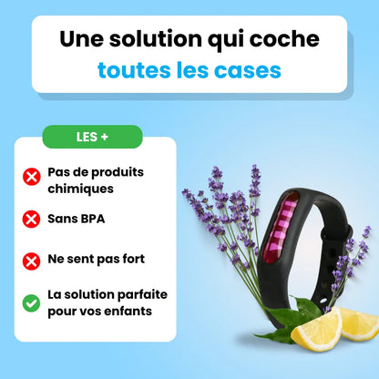Bracelet anti-moustique