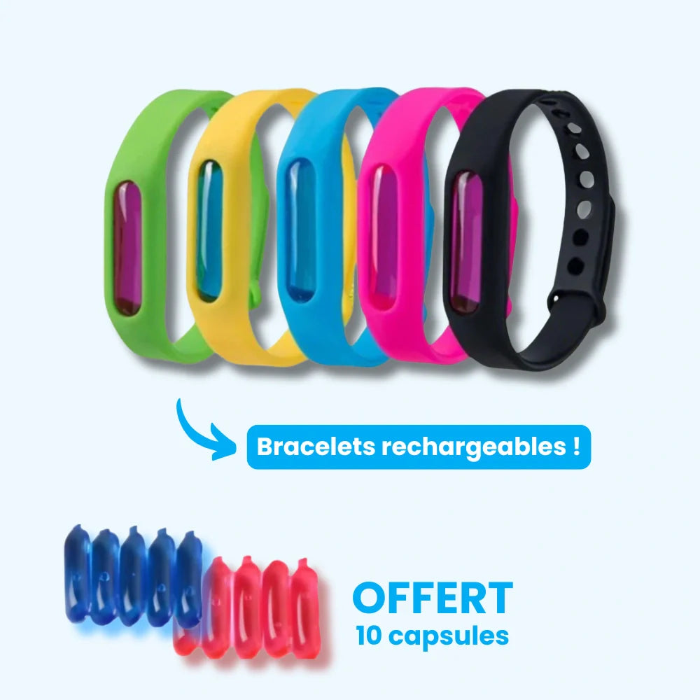 Bracelet anti-moustique