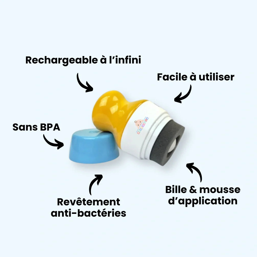 Rouleau de crème solaire