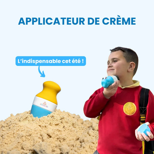 Rouleau de crème solaire