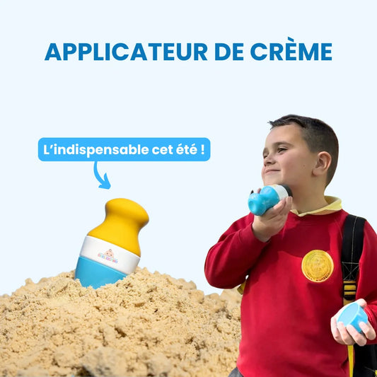 Rouleau de crème solaire