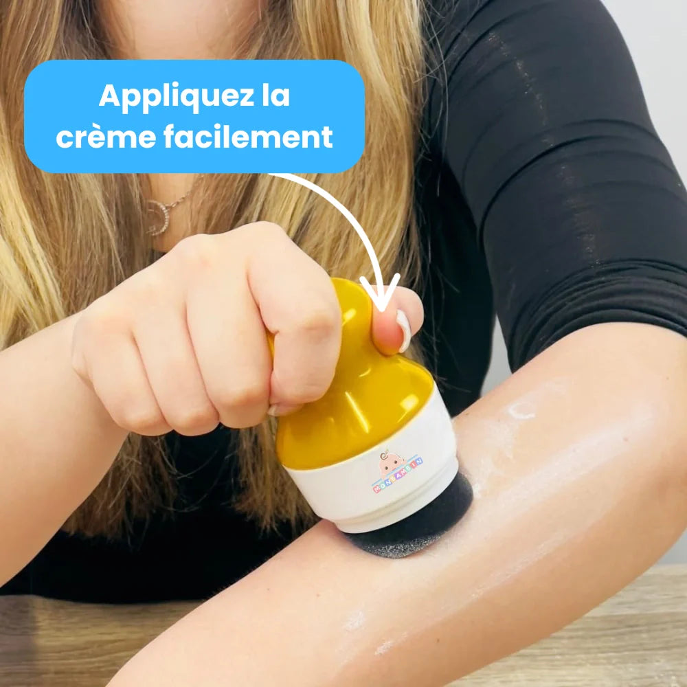 Rouleau de crème solaire