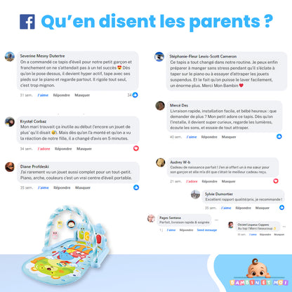 Tapis d'éveil interactif