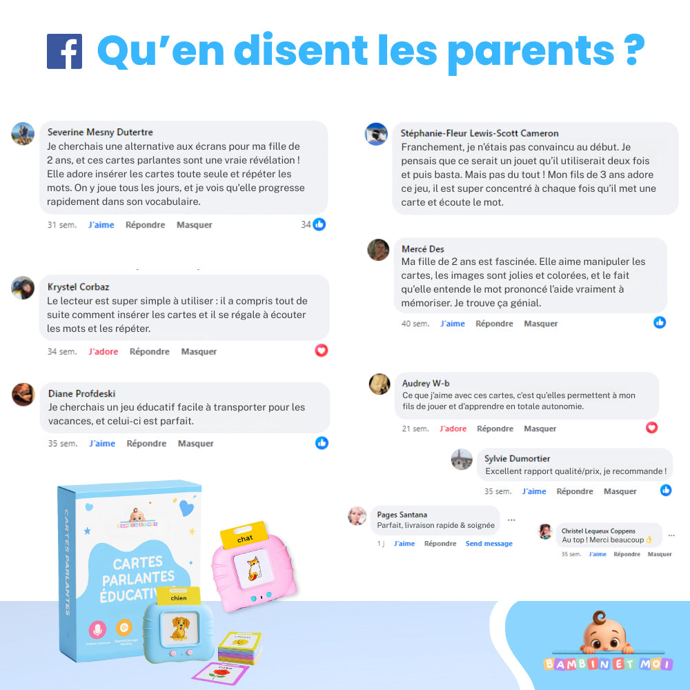 Cartes éducatives : Mes Premiers Mots !