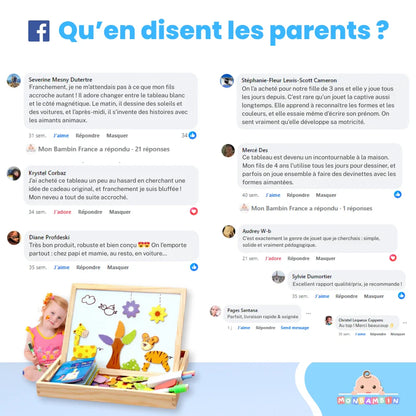 Tableau de dessin Montessori