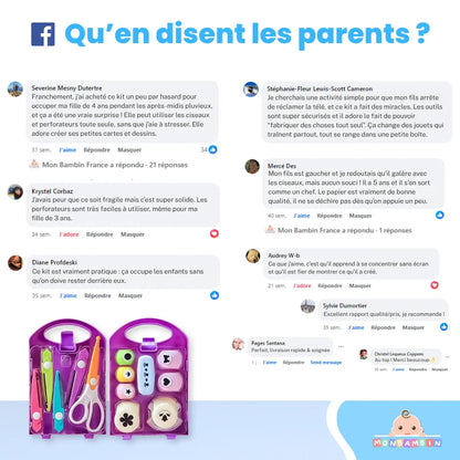 Kit DIY Créatif papier pour enfants