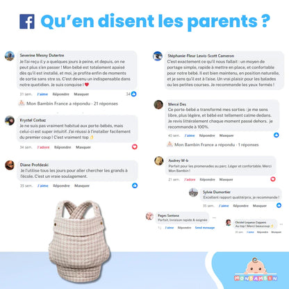 Porte bébé confortable