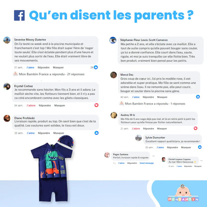 Maillot Flottant sécurisé
