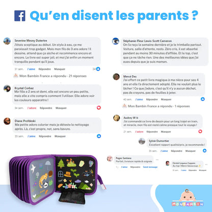 Livre de dessin réutilisable