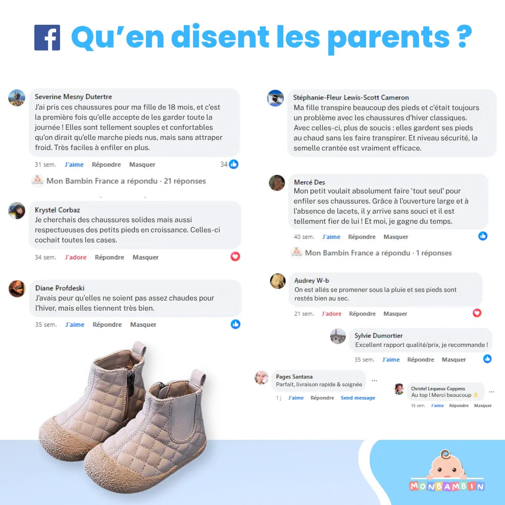 Chaussures d'automne et d’hiver enfant