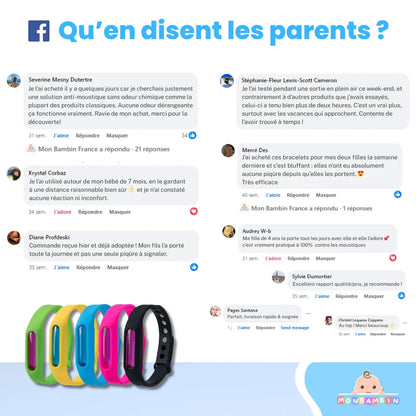 Bracelet anti-moustique