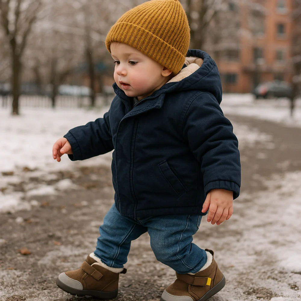 Chaussures d’hiver rembourrées pour enfants