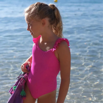 Maillot de bain une pièce fille anti UV