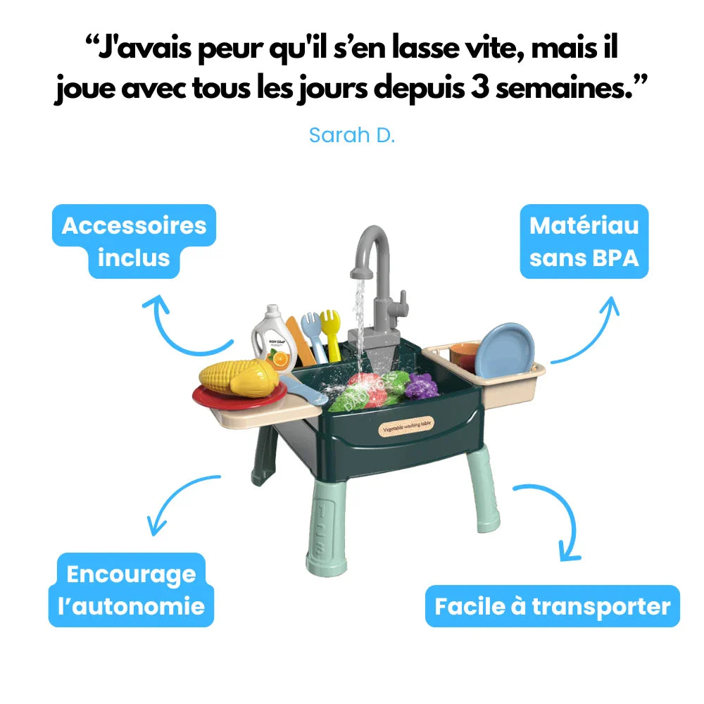 Évier de jeu pour enfants