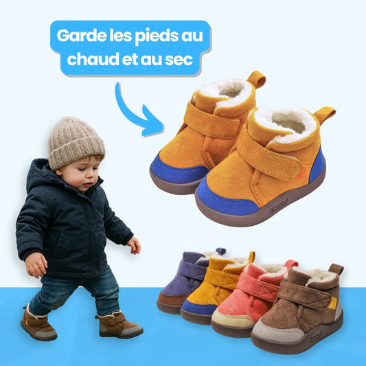 Chaussures d’hiver rembourrées pour enfants