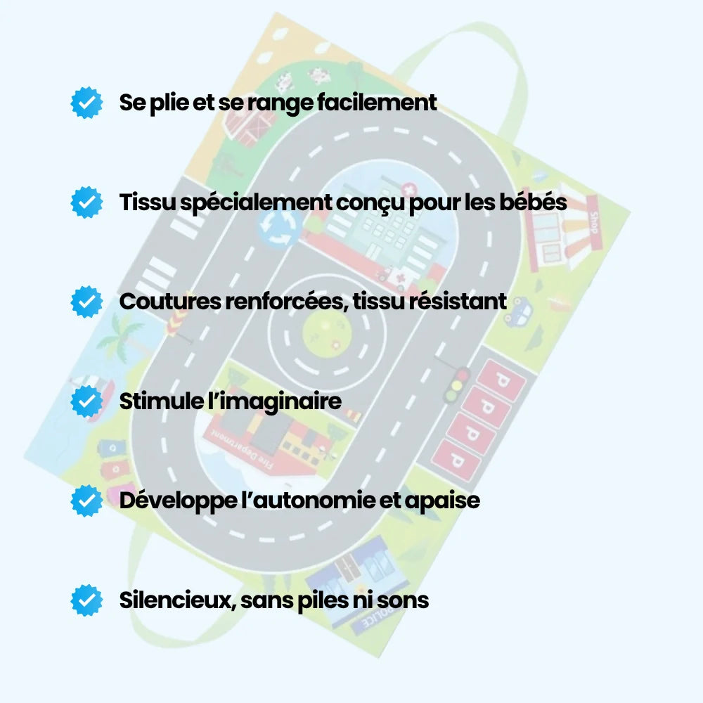 Circuit Voitures en Tissu