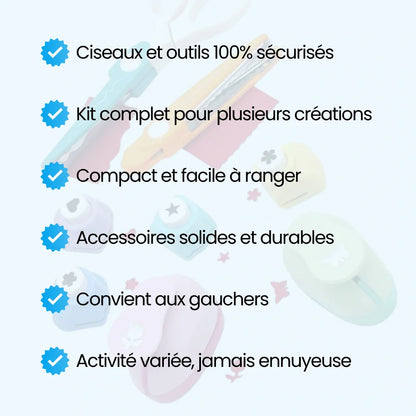 Kit DIY Créatif papier pour enfants