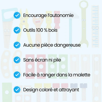 Malette de bricolage pour enfant
