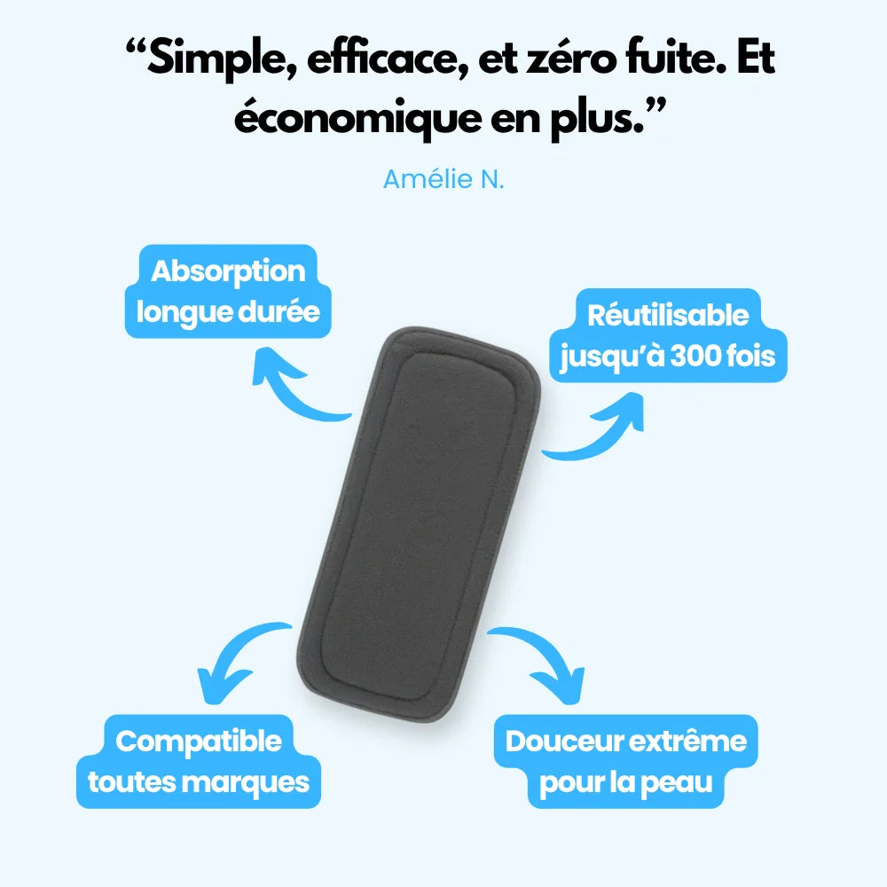 Insert Ultra-Absorbant Réutilisable