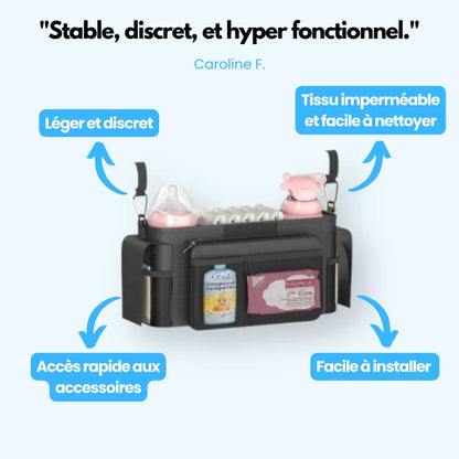 Pouss'easy™ :  rangement pour poussette