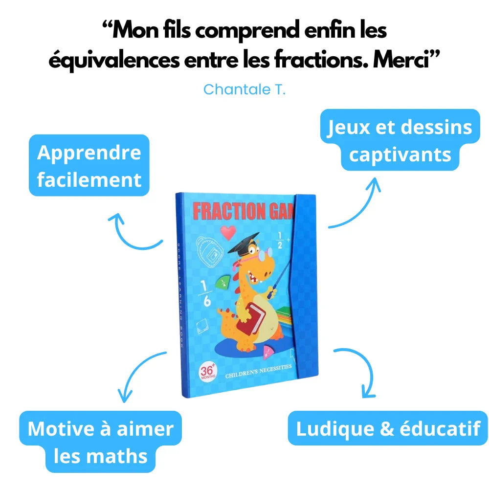 Livre d'apprentissage des fractions